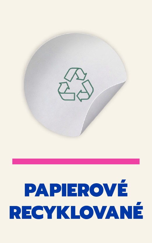PAPIEROVÉ RECYKLOVANÉ